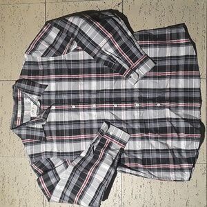 Orvis Plaid Button Down W Sz 14